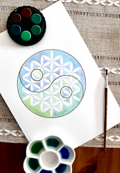 Drawing Sacred Geometry Art