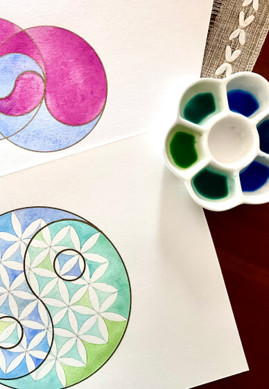 Drawing Sacred Geometry Art