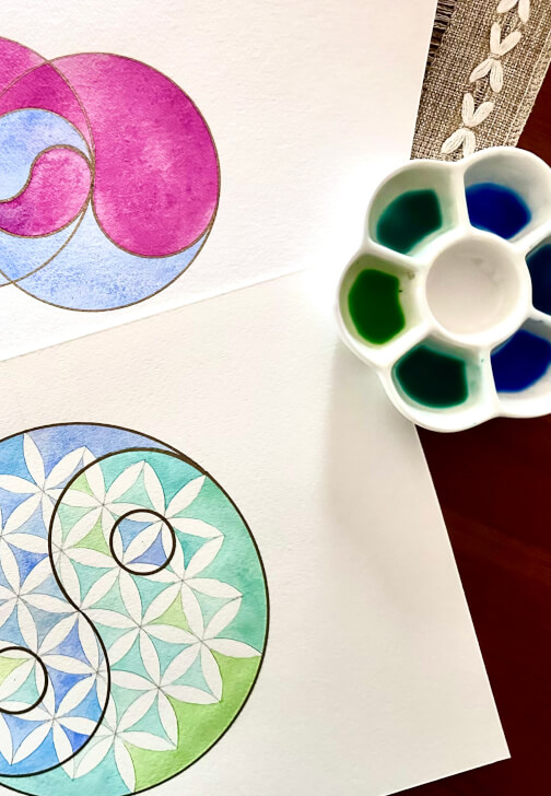 Drawing Sacred Geometry Art