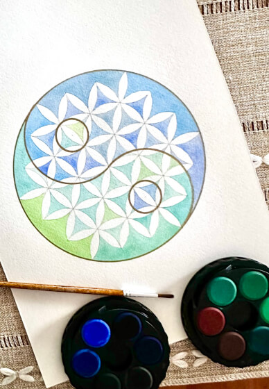 Drawing Sacred Geometry Art