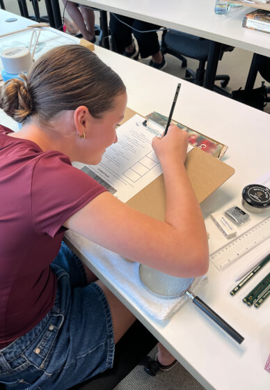 Drawing Seedpods in Graphite