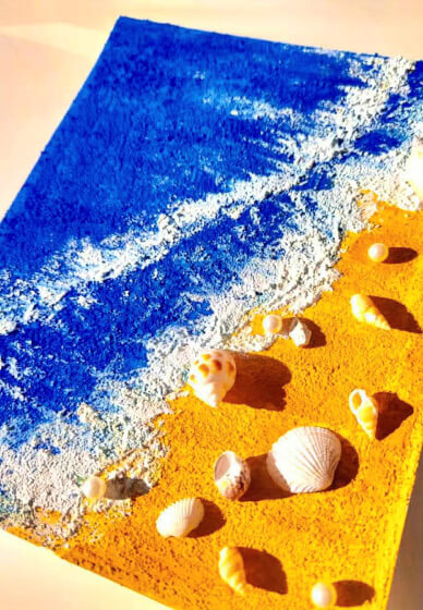 Dream Coast Textured Painting Class