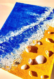 Dream Coast Textured Painting Class