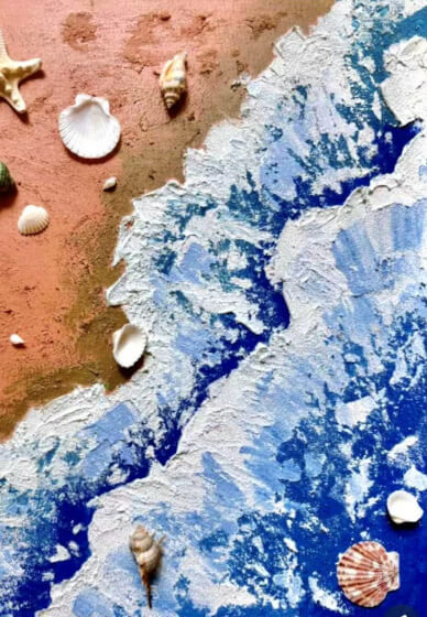Dream Coast Textured Painting Class