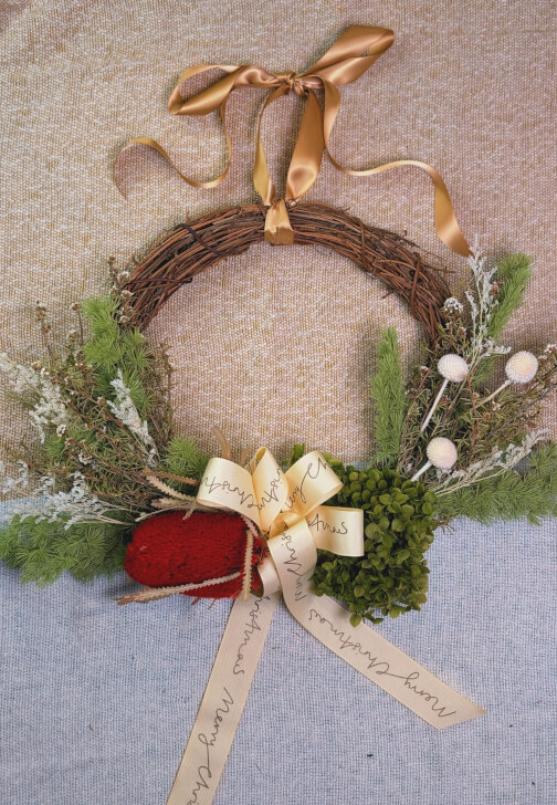Dried Christmas Wreath Making Workshop