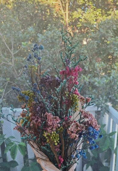 Dried Flower Bouquet Party Workshop