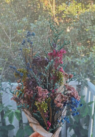 Dried Flower Bouquet Party Workshop