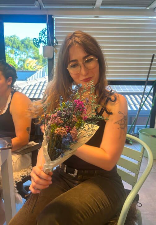 Dried Flower Bouquet Party Workshop