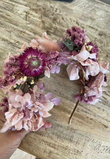 Dried Flower Crown Workshop