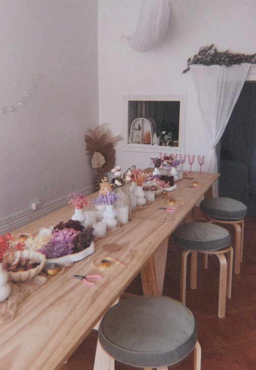Dried Flower Crown Workshop