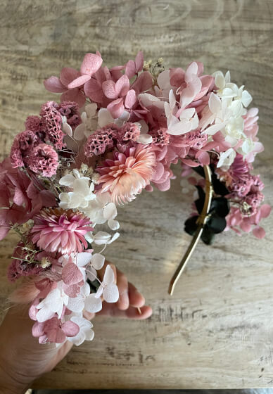 Dried Flower Crown Workshop