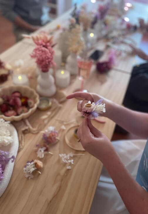 Dried Flower Crown Workshop
