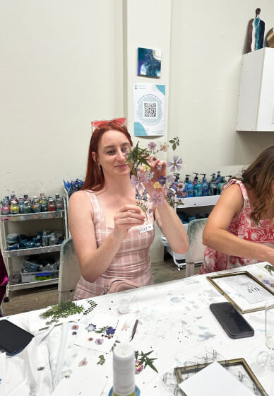 Dried Flower Frame Art Workshop