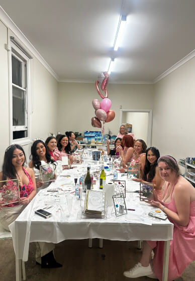 Dried Flower Frame Art Workshop