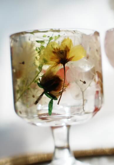 Dried Flower Goblet and Soy Wax Tealights Workshop