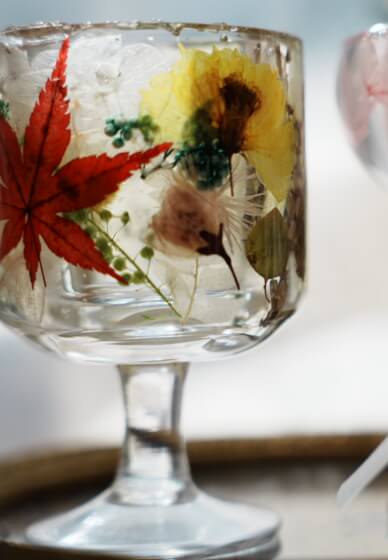 Dried Flower Goblet and Soy Wax Tealights Workshop