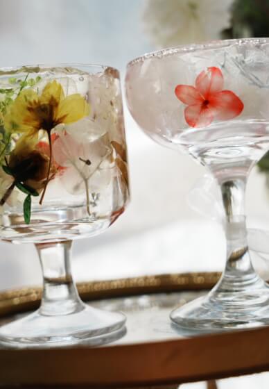 Dried Flower Goblet and Soy Wax Tealights Workshop