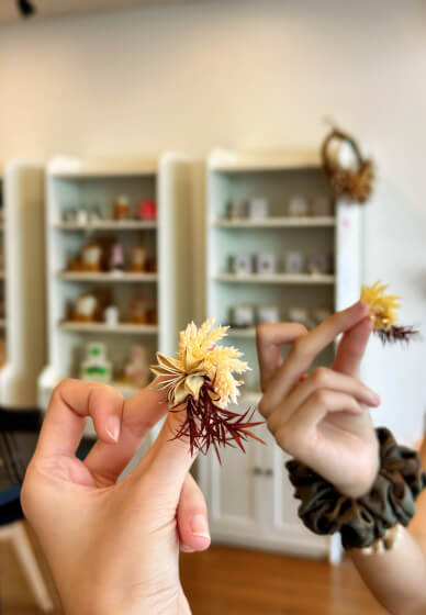 Dried Flower Jewellery Making Class