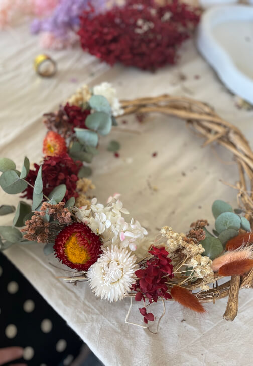 Dried Flower Wreath Workshop
