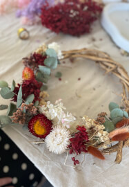 Dried Flower Wreath Workshop