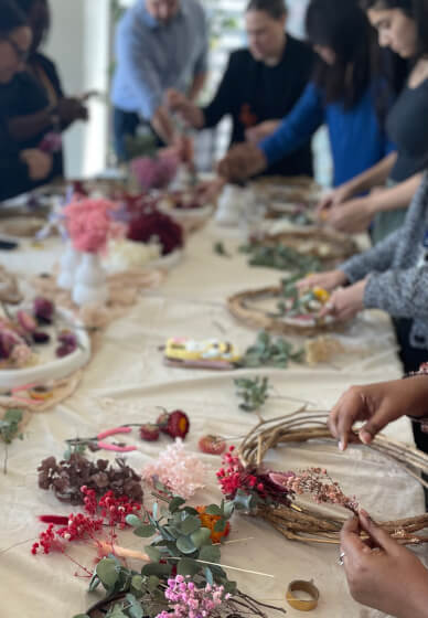 Dried Flower Wreath Workshop