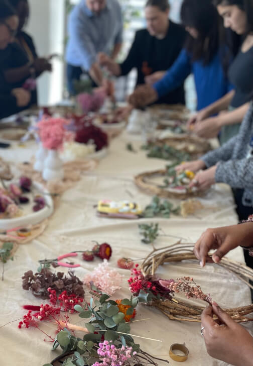 Dried Flower Wreath Workshop