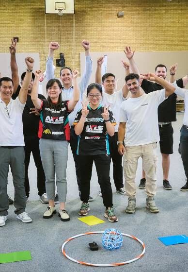 Drone Flying: Team Building Experience