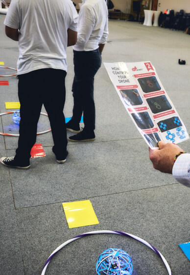 Drone Flying: Team Building Experience