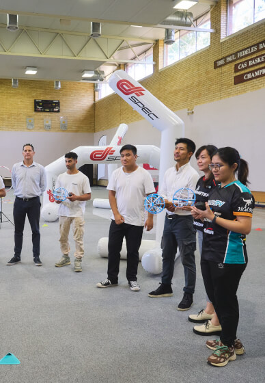 Drone Flying: Team Building Experience