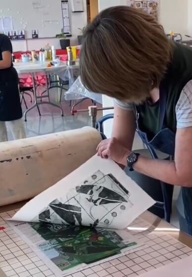 Drypoint Printing Class