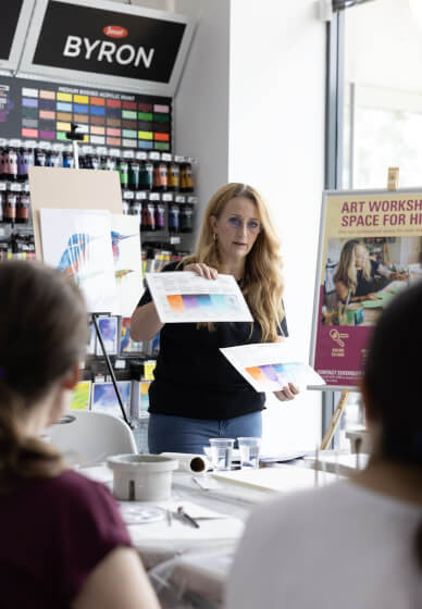 Dutch Iris Watercolour Painting Class