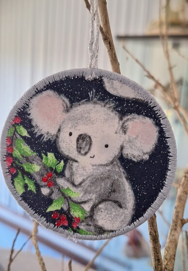 Easy Free-motion Embroidery Christmas Decorations Workshop