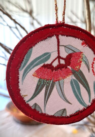 Easy Free-motion Embroidery Christmas Decorations Workshop