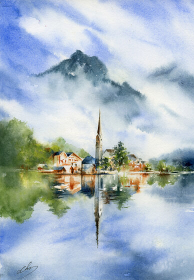 Beginner Watercolour Landscape Painting Class