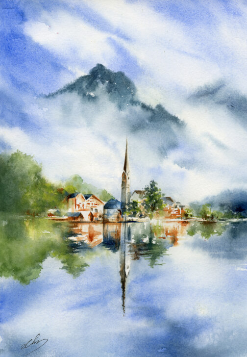 Beginner Watercolour Landscape Painting Class