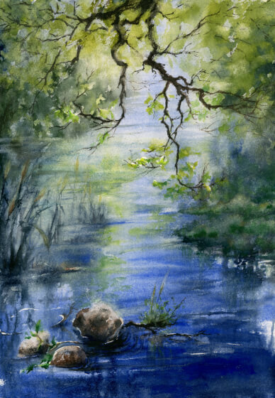 Beginner Watercolour Landscape Painting Class