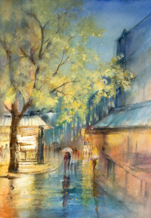 Beginner Watercolour Landscape Painting Class