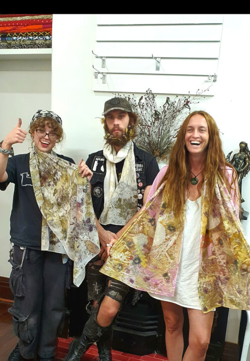 Eco Printing Workshop: Silk Scarf