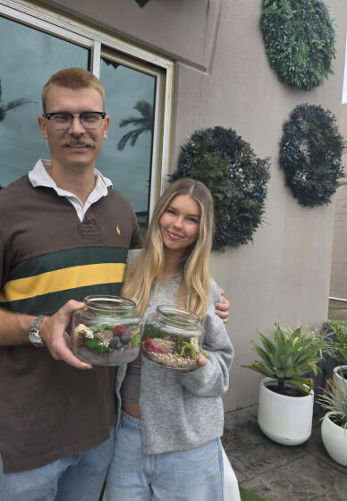 Eco Terrarium Workshop with Natural Preserved Moss