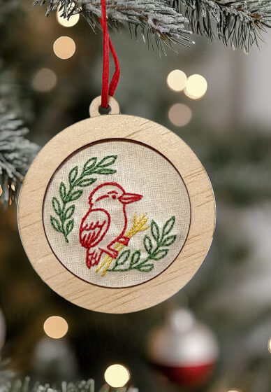Embroidered Christmas Decoration Workshop