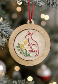Embroidered Christmas Decoration Workshop