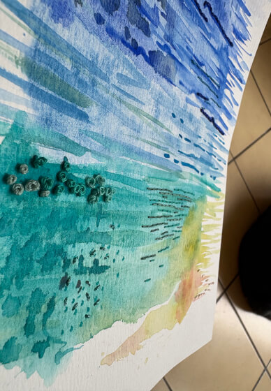 Embroidered Watercolour Class