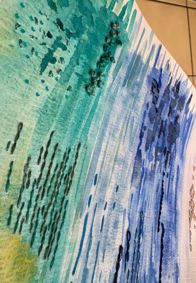Embroidered Watercolour Class