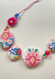 Embroidery and Textile Workshop: Decorative Medallion Necklace