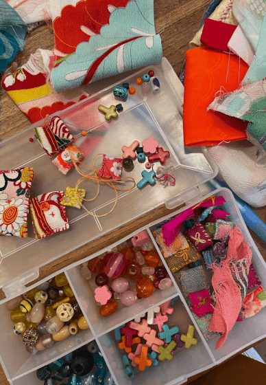 Embroidery and Textile Workshop: Decorative Medallion Necklace