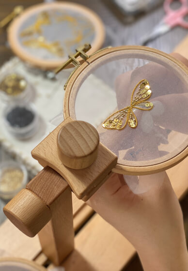 Embroidery Workshop: Bee