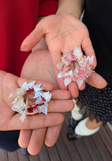 Embroidery Workshop: Flower Wreath Brooch