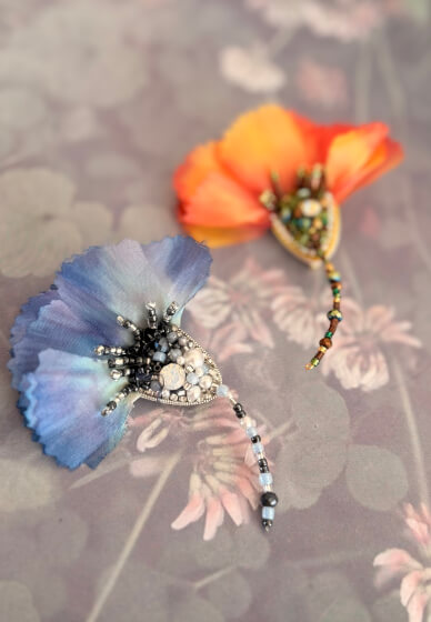 Embroidery Workshop: Mother's Day Carnation Brooch