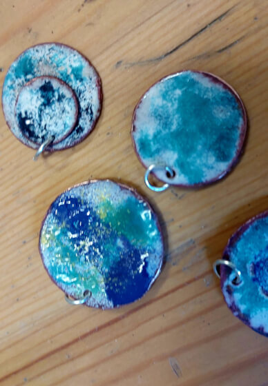 Enamelling Copper Jewellery Workshop
