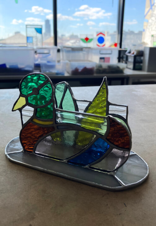 Evening Copper Foil Stained Glass Course